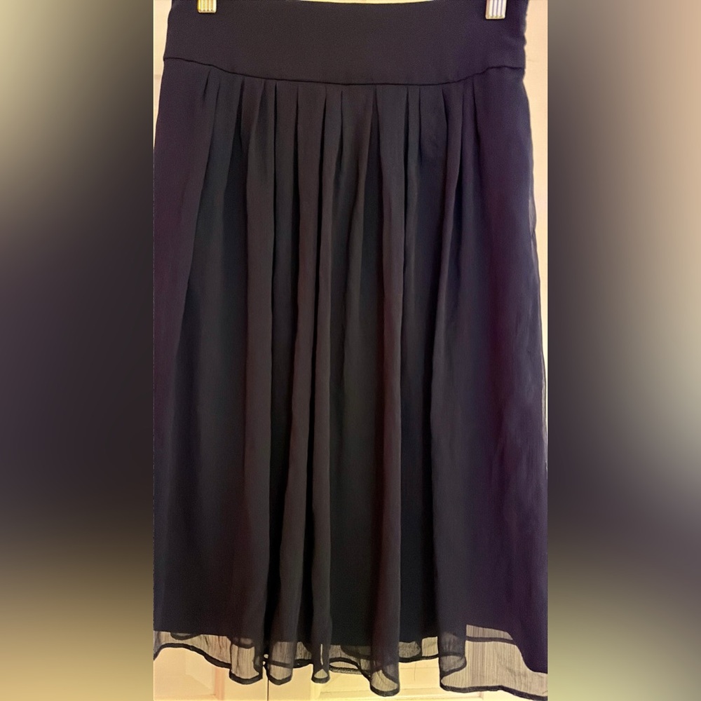 Navy tulle skirt White House Black Market size 0